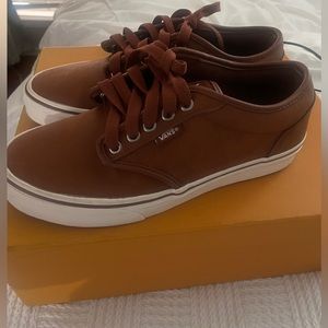 Gently use vans brown